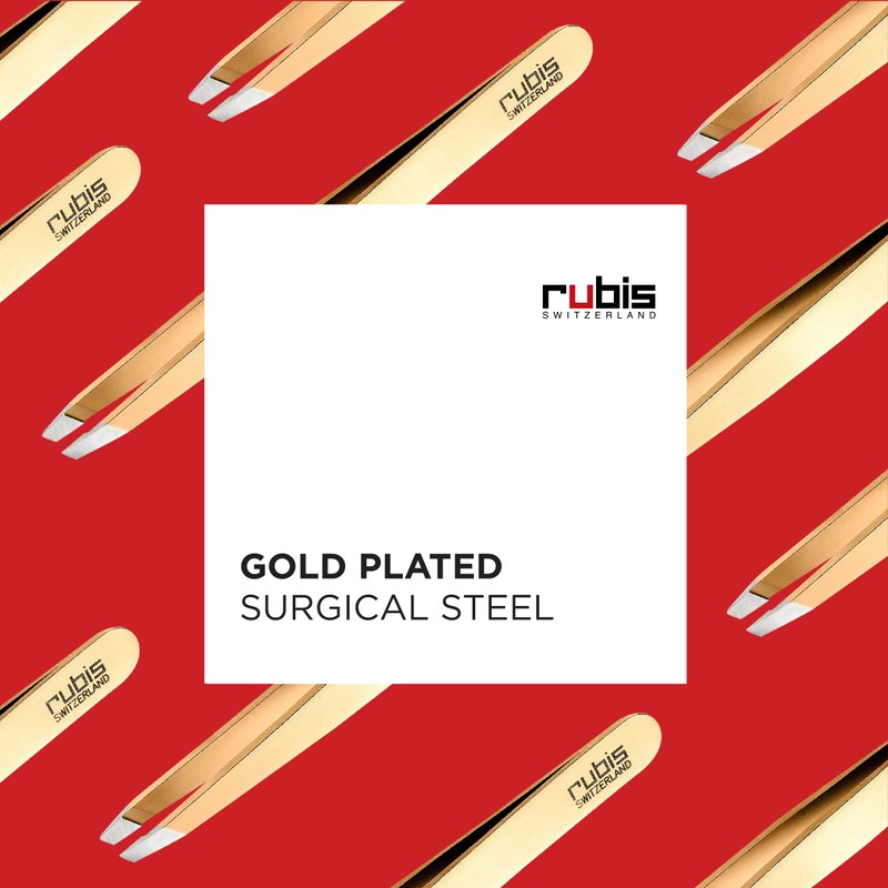 Rubis Tweezers Classic Gold 1K103 - The Perfect Tool for