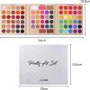 Paleta De Sombras Ojos Brillante Profesional Kit 86 Colores