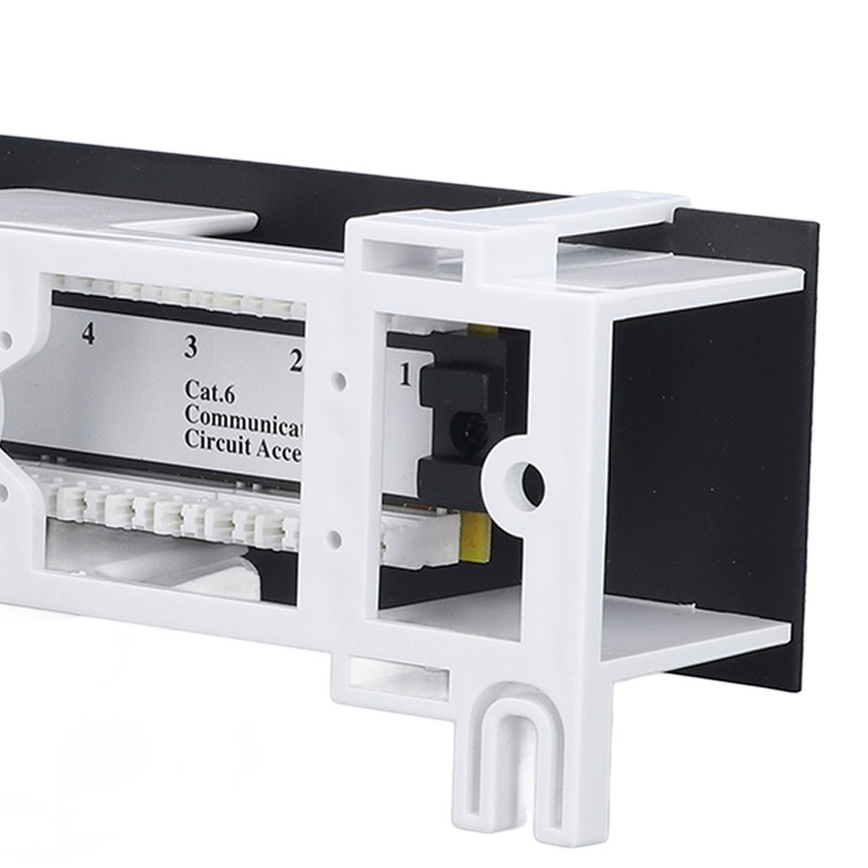 Patch Panel 8 Ports CAT6 Network Cable Rackmount 568A/B RJ45
