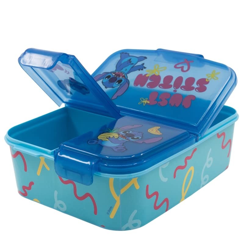 ILS I LOVE SHOPPING School Lunch Box with 3 Compartments