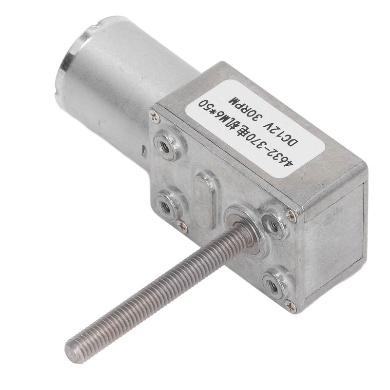 30RPM DC Geared Motor Self Locking Ability Great Adaptation Worm