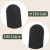 Pack of 12 Nail Files, Professional 100/180 Sanding Board Nail