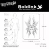 Boldink Temporary Tattoos, semi permanent tattoos, 15-day long lasting tattoo