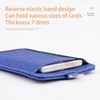 PU Leather ID Badge Holder with Clear Window, Vertical ID