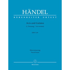 Acis and Galatea HWV 49a (Vocal Score)