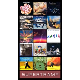 SUPERTRAMP album discography magnet (4.25" x 3.5") genesis yes styx steely dan
