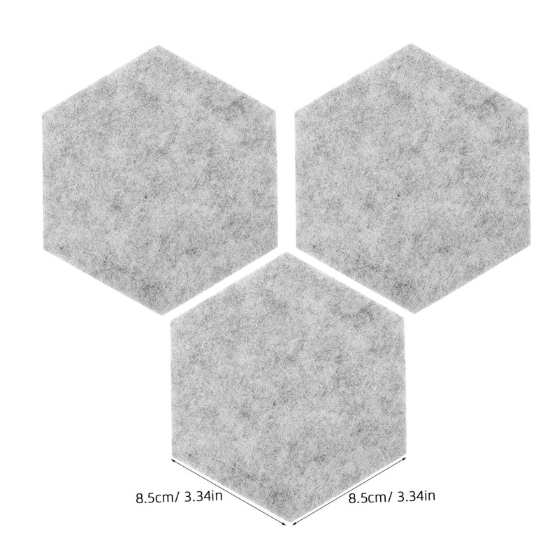 Operitacx 2 Sets Felt Coasters for Cups Thickened Heat Insulated
