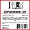 J-Fiber High Density Fiberglass Waterproofing Membrane Fabric - 6" X