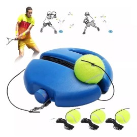 TechMel Auto Entrenador Para Jugar Tenis Practica Golpes Saques