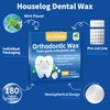 Orthodontic Wax for Braces, 180 Pcs Pre-Cut Mint Dental Wax