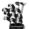 TSUCIA Golf Iron Covers with Color Count Headcovers Set of