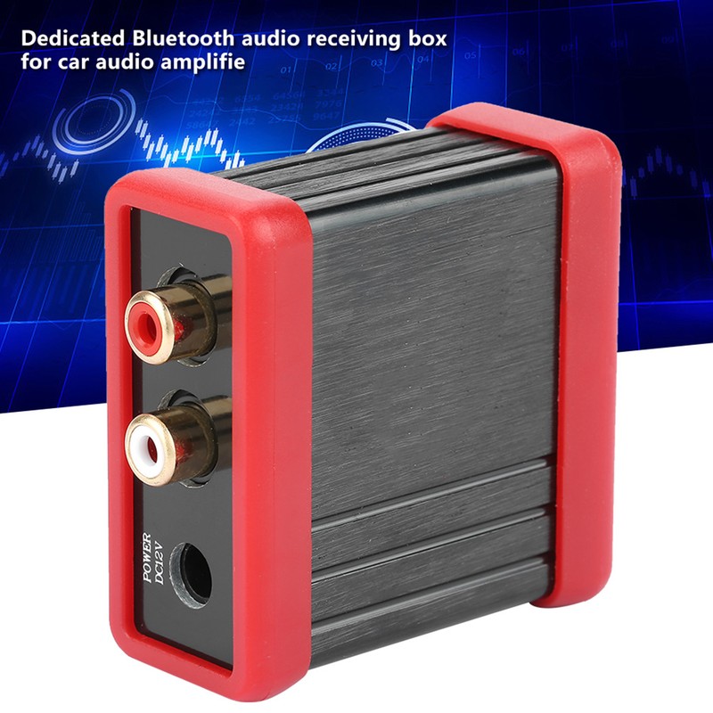 Wireless Bluetooth Audio Receiver Box RCA for Car Speaker Amplifier