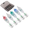 LED Underwater Fishing Lure Light Deep Drop Shape Waterproof Flashing