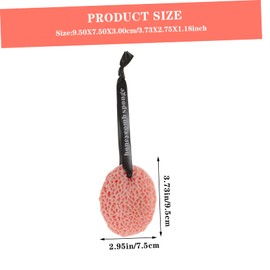 SAFIGLE 2Pcs Honeycomb Bath Sponge Sea Sponge Shower Scrubber for Deep Cleansing Suitable for All Ages for Home Travel Bathing Supplies