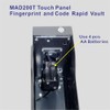 Mounted Gun Safe, Biometric Pistol Safe hand touch Fingerprint and