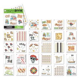 CREATIVE IMAGINATIONS Pirate Swatch Book Impress Ons