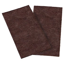 haggiy 2 x Felt Cut - Craft Felt without Glue - 3.0 mm Thick, Brown, DIN A4 (210 x 297 mm)