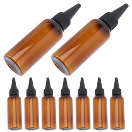 ULTECHNOVO Hair Styling Applicator Bottles 10 Pcs 50ml Plastic Refillable Bottles for Hair Oil Dye