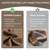 Aoodor 12x14 ft Outdoor Gazebo Curtains, 4 Panels Waterproof Privacy