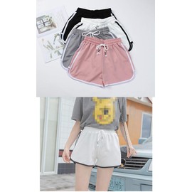 KOUTEI Women's Shorts, Shorts, Sports, Summer, Fitness Rubber, Soft, Breathable, Stretchy, Sweat Absorbent, Quick Drying, Yoga, Running, Black