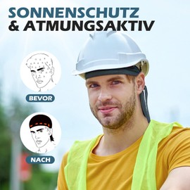 GXCROR Bandana Cap, Sports Headscarf, Headwear, Breathable for Men and Women, for Running, Cycling and Outdoor Activities, grey