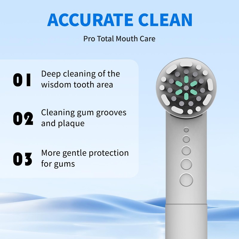 Toothbrush Replacement Heads for Quip 360 Oscillating Electric Toothbrush