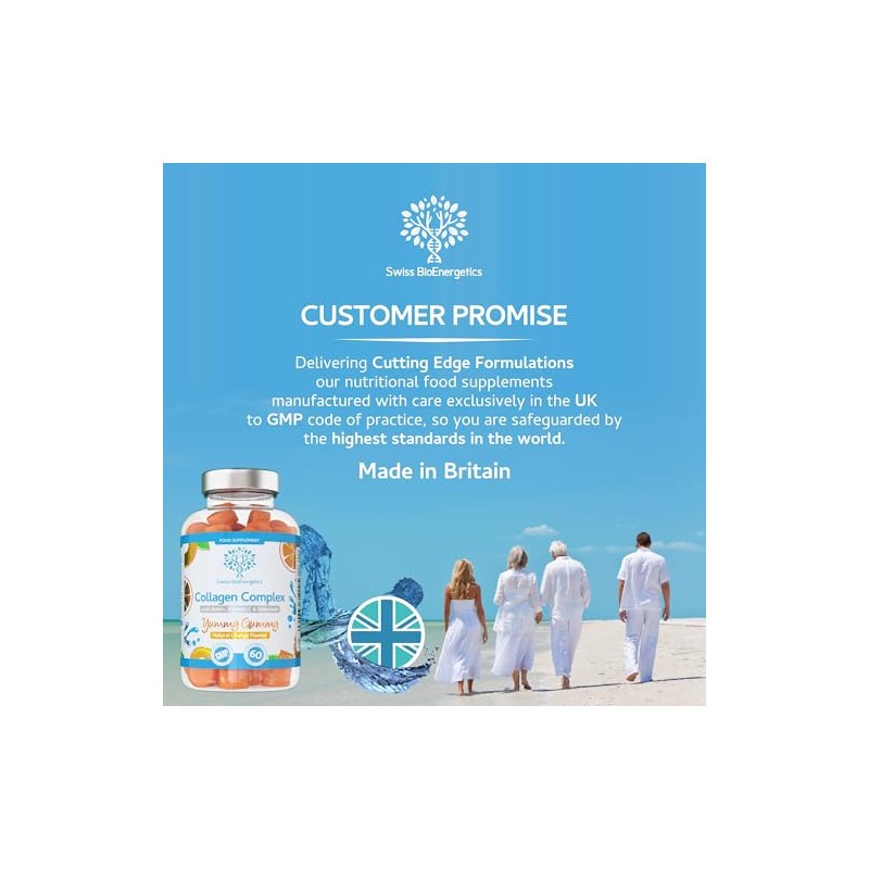 Collagen Complex Natural Orange Flavour Chewable Gummies