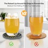 Silicone Coasters for Drinks, AUPTIM Drink Coasters Set of 6,