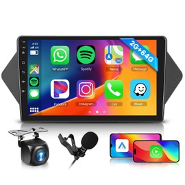 [2GB+64GB] Car Stereo for Honda Acura MDX 2007-2013 Android Head Unit, Wireless Carplay Android Auto Mirror Link, 10.1 Inch Touch Screen Car Radio GPS,Bluetooth, WiFi, FM RDS Radio,BT/SWC/EQ