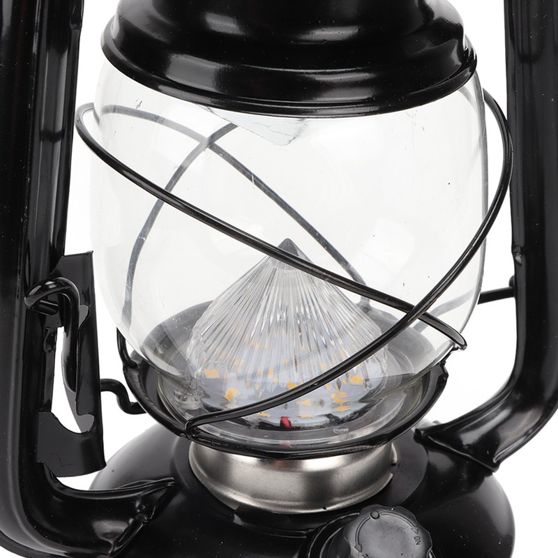 Vintage Camping Lantern 24h Battery Life USB Charging Detachable Lampshade