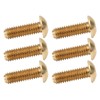 50Pcs Hex Socket Screws Half Round Head Pure Copper Hardware