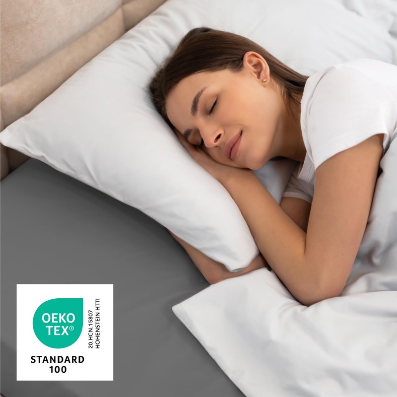 Dreamzie - Fitted Sheet 80 x 200 cm Pack of