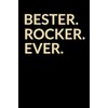 Bester Rocker Ever: A5 Blanko • Notebook • Notizbuch •