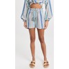 Ramy Brook Women's Elina Striped Tie Shorts, Yarn Dye Stripe,