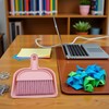 Plastic Mini Broom and Dustpan,Mini Cleaning Brush with Dustpan Set