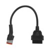 6Pin OBD2 Diagnostic Cable Adapter Professional Fault Detection for Motorcycle