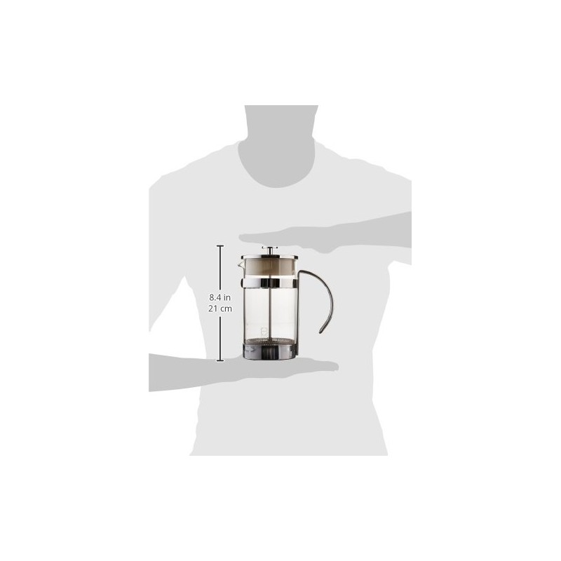 Norpro 5575 Glass/Chrome Coffee/Tea Press, 6-Cup