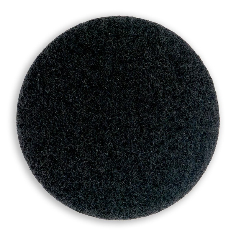 Sew-on (No Adhesive) 2" Diameter Loop-Side Circle - Loop-Side Only,