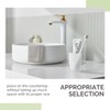 Bathroom Rinsing Cup, Angle Simple Frosted Glass Tumbler Cup, Toothbrush