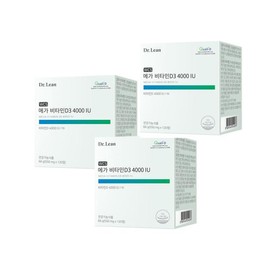 Dr.Lin Mega Vitamin D3 4000 IU 550mg x 120 tablets, 3 for 12 months / 닥터린 메가 비타민D3 4000 IU 550mg x 120정 12개월 3개