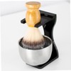 WOONEKY Beard Set Shaving Bowl and Brush Kit Shave Brush
