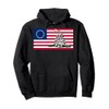 Betsy Ross Gadsden Snake flag Pullover Hoodie