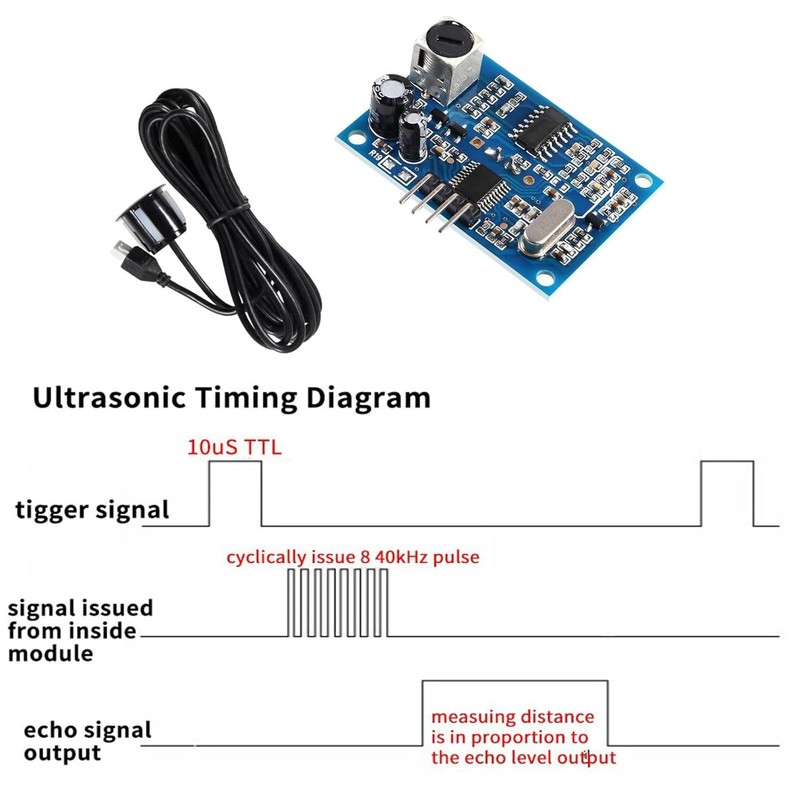GERUI 5 V Ultrasonic Sensor Waterproof Module JSN-SR04T Ultrasonic Distance