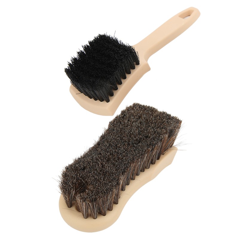 Car Wheel Tire Cleaning Brush Horsehair Interior Exterior for Leather
