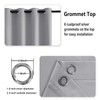 DWCN Short Thermal Insulated Short Curtains with Tiebacks for Kitchen