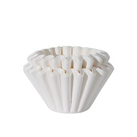 Codale Basket Coffee Filter 1-2 Cup 50 Count Flat Bottom Wood Pulp Paper Filters for Pour Over Coffee Dripper Coffee Makers (50)