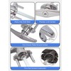 Garage Door Lock T-Handle Locks Latch Replacement Parts with 4