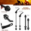 Bessy shop Quick Releases Set,1 Pair Quick Release Bicycle Hub