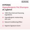 HYPONIC Champú Hipoalergénico Premium para Perros - Desodorizante, Piel Sensible,