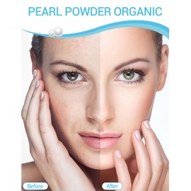 Erinde Freshwater Pearl Powder Organic, 10g*10 Pods Individual Wrapped Natural Pearl Powder for DIY Mask, Cream And Lotion, Deep Cleansing, Pore-Shrinking, Anti-Aging Face Mask Skin Care, 3.52oz